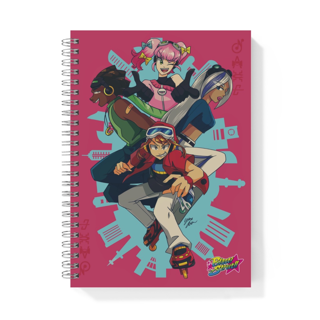 Blast! Street!! Illustration 01 Note