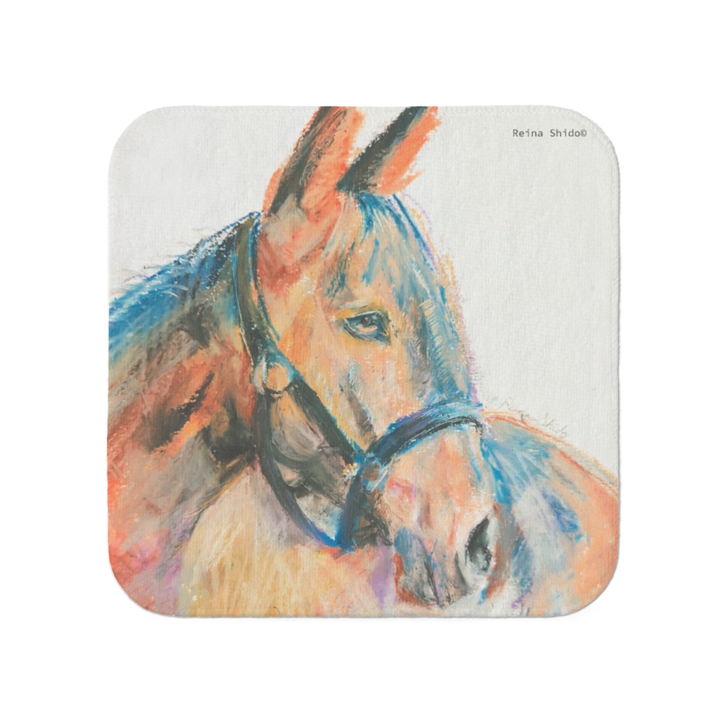 アート馬タオル（小）