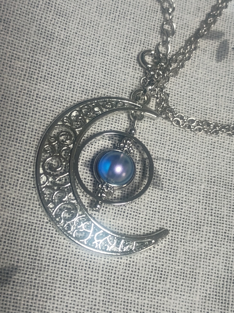 月の紋章イメージネックレス