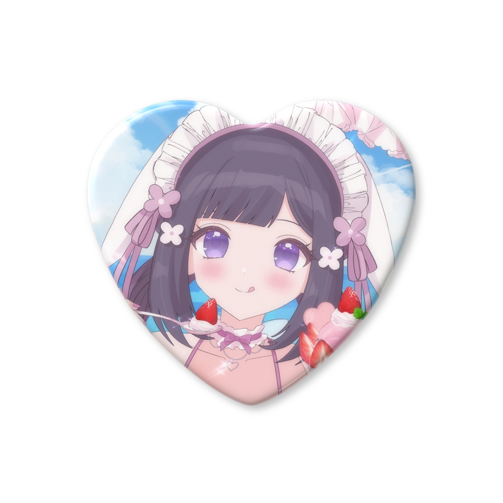 2026夏💗こはるん缶ハートバッジ💗