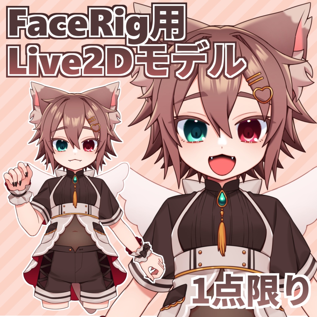 Vtuberデビューをサポート】FaceRig対応Live2Dモデル作成 - アート/写真