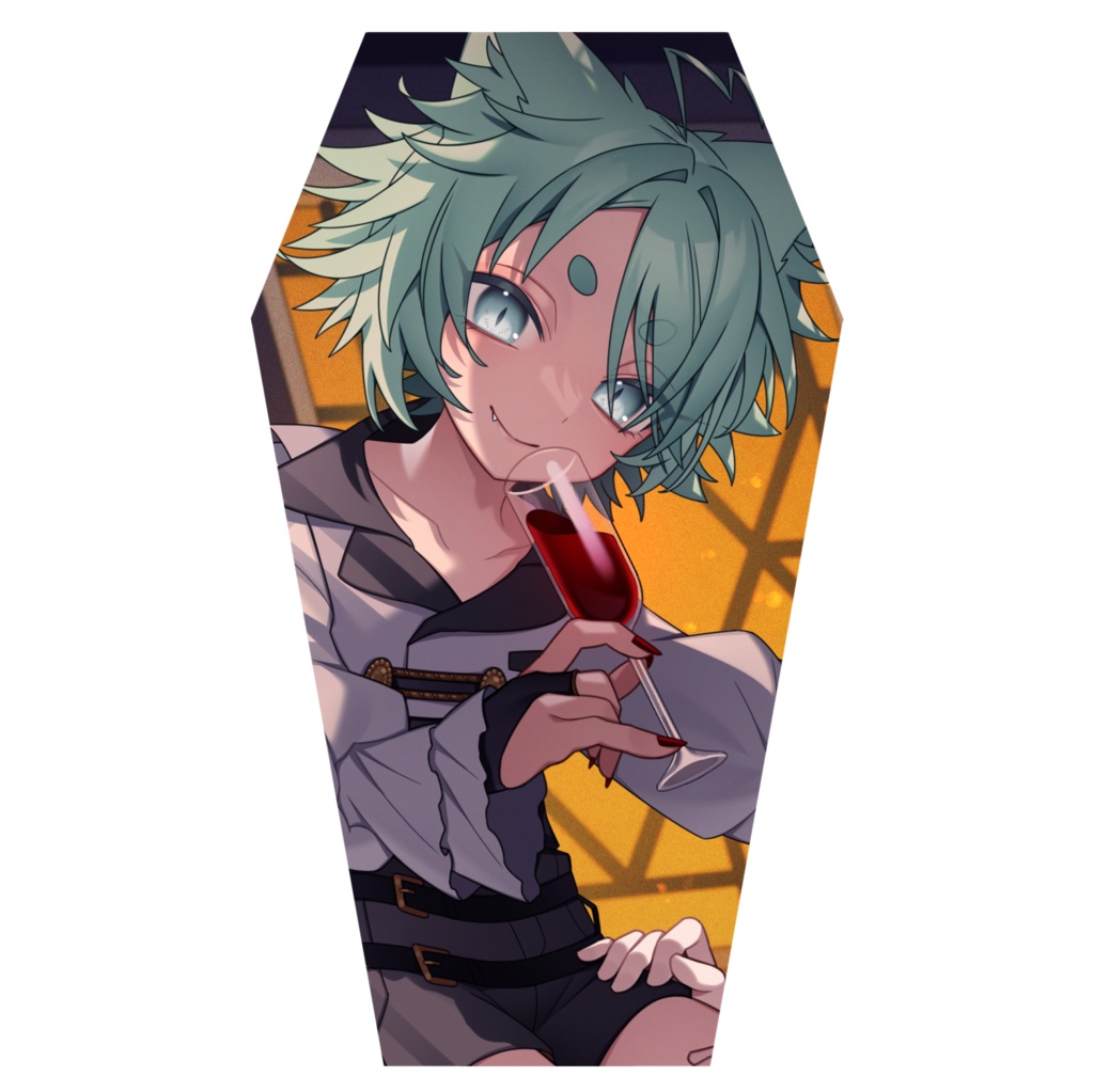 棺桶アクリルキーホルダー【ハロウィン21】