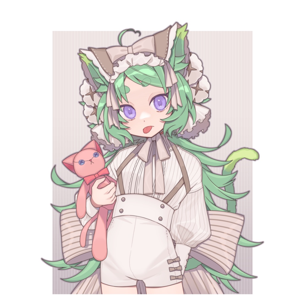 アクリルキーホルダー【綿花】