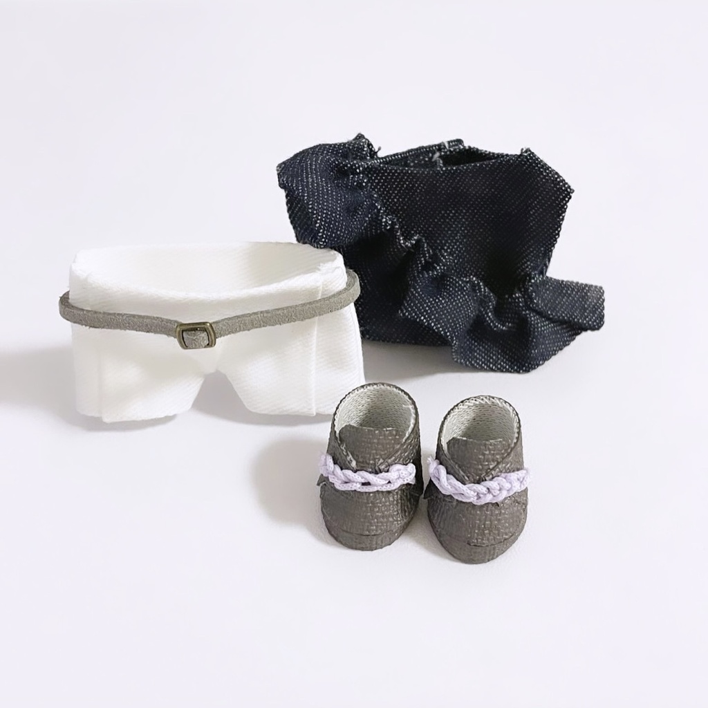 ▼デニムフリルトップスset