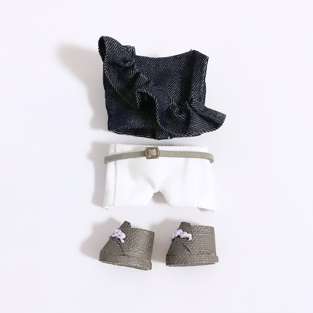 ▼デニムフリルトップスset