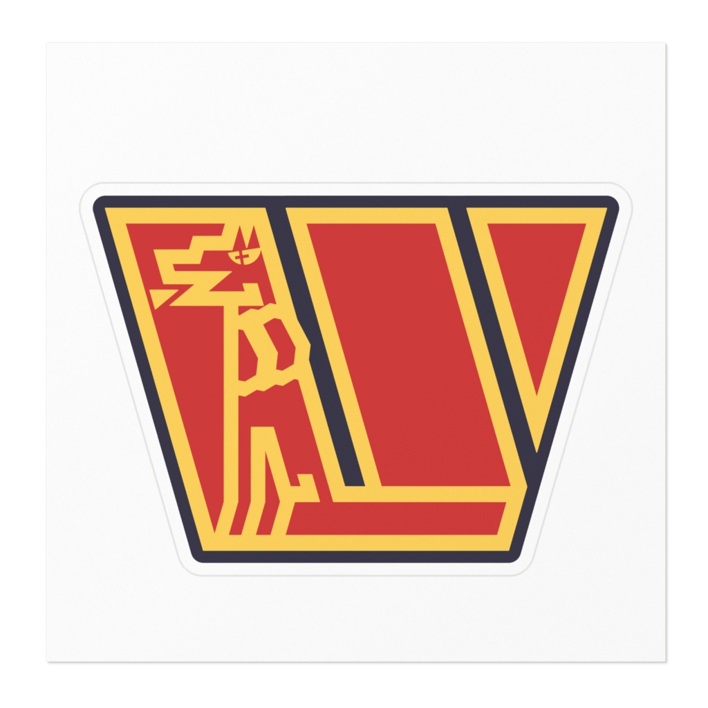 【非公式】みおーん・うるふ・レーシング ステッカー【大神ミオ】