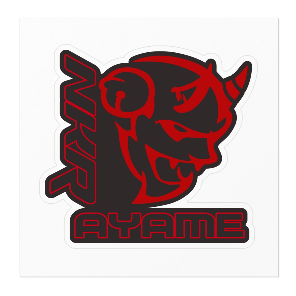 【非公式】AYAME DEMON ステッカー【百鬼あやめ】