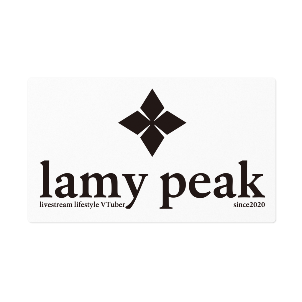【非公式】lamy peak ステッカー(白...