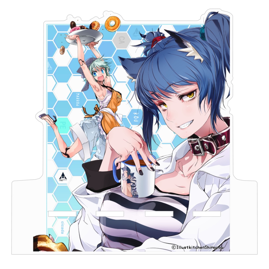 ドーナツおやつタイム恩田コウ&マロン(2サイズ)