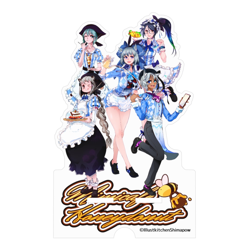 mimicafeハニードーナツ アクリルスマホスタンド2種