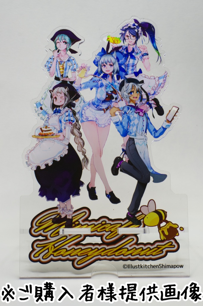 mimicafeハニードーナツ アクリルスマホスタンド2種