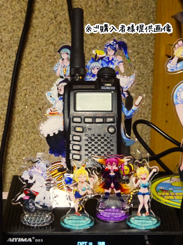 mimicafeハニードーナツ アクリルスマホスタンド2種