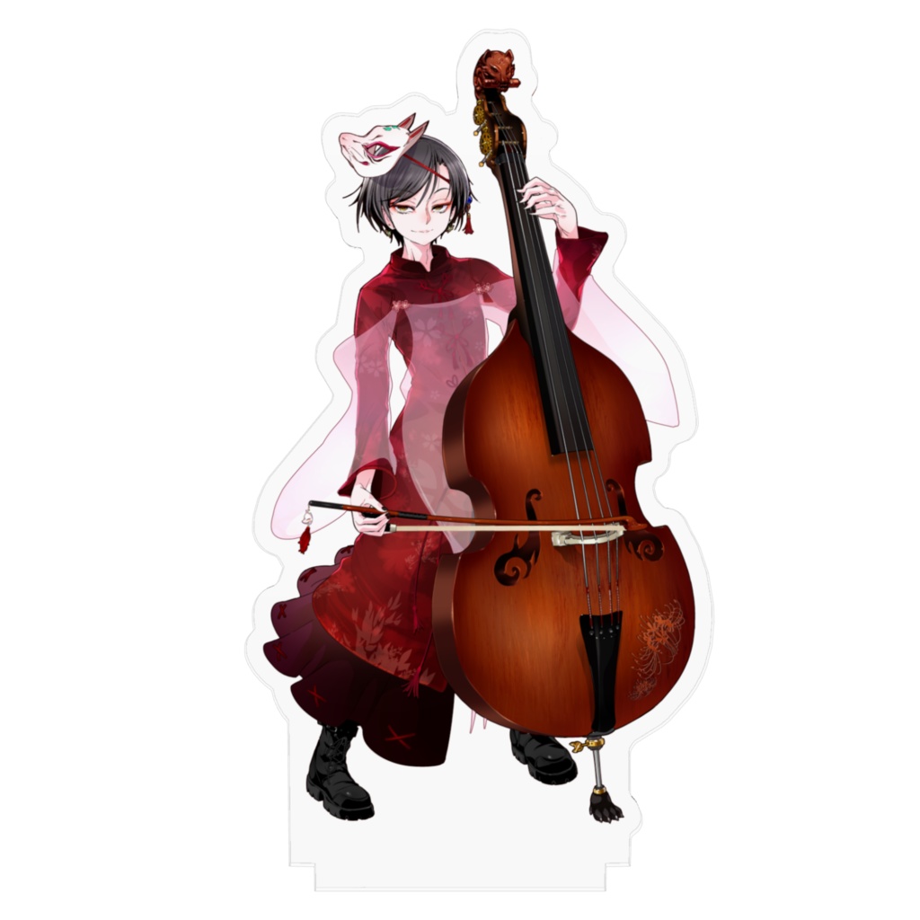 狐日和楽団【月常コハク】 アクリルフィギュア
