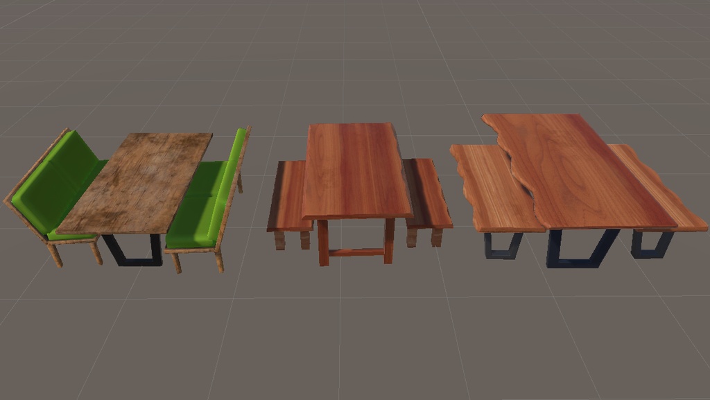 モダンウッディなダイニングセット