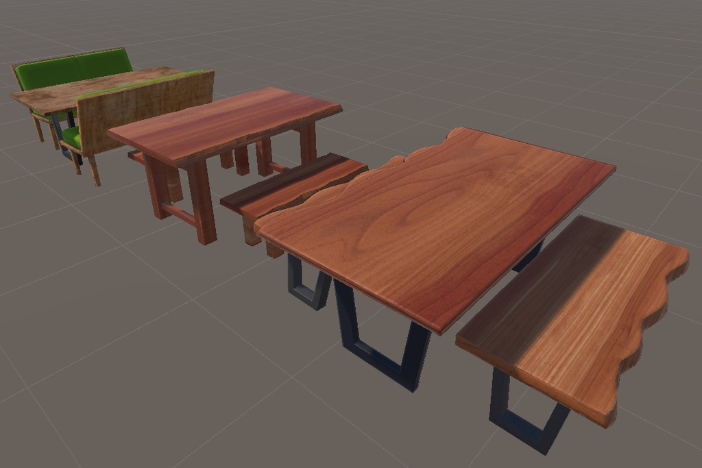 モダンウッディなダイニングセット