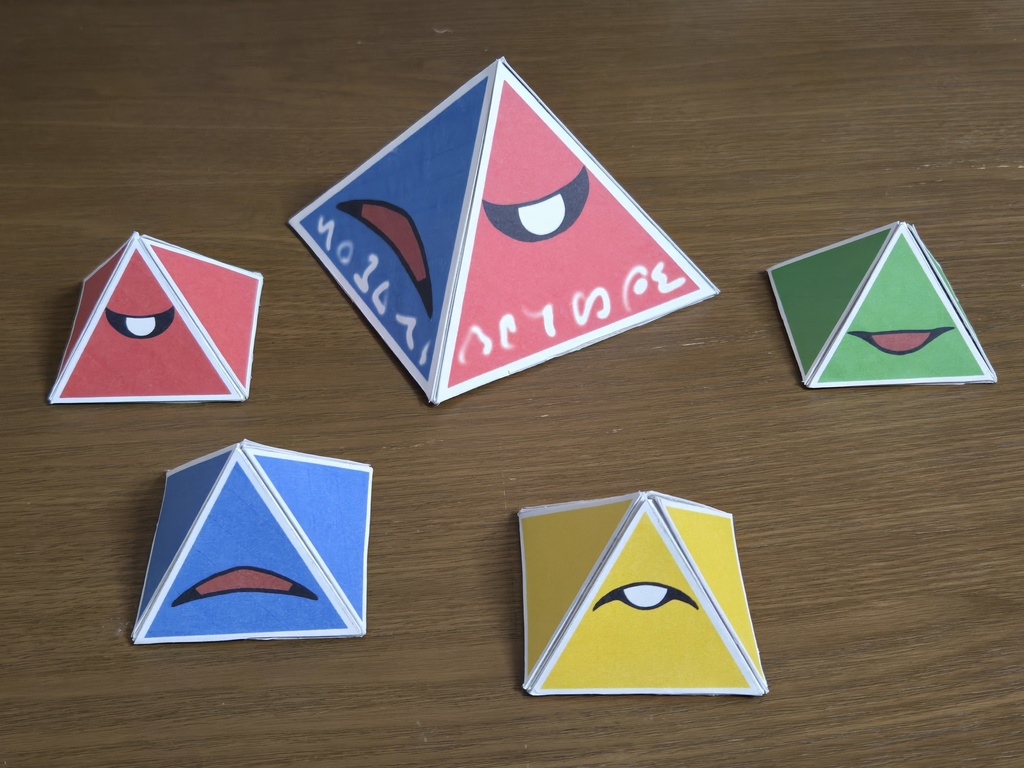 錦上京異変敵ペーパークラフト（もどき）