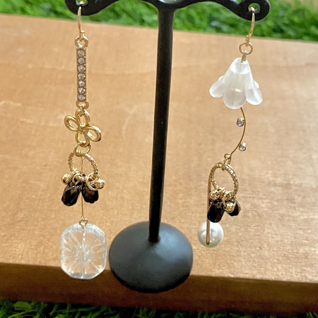 <申鶴>モチーフイヤリング/ピアス