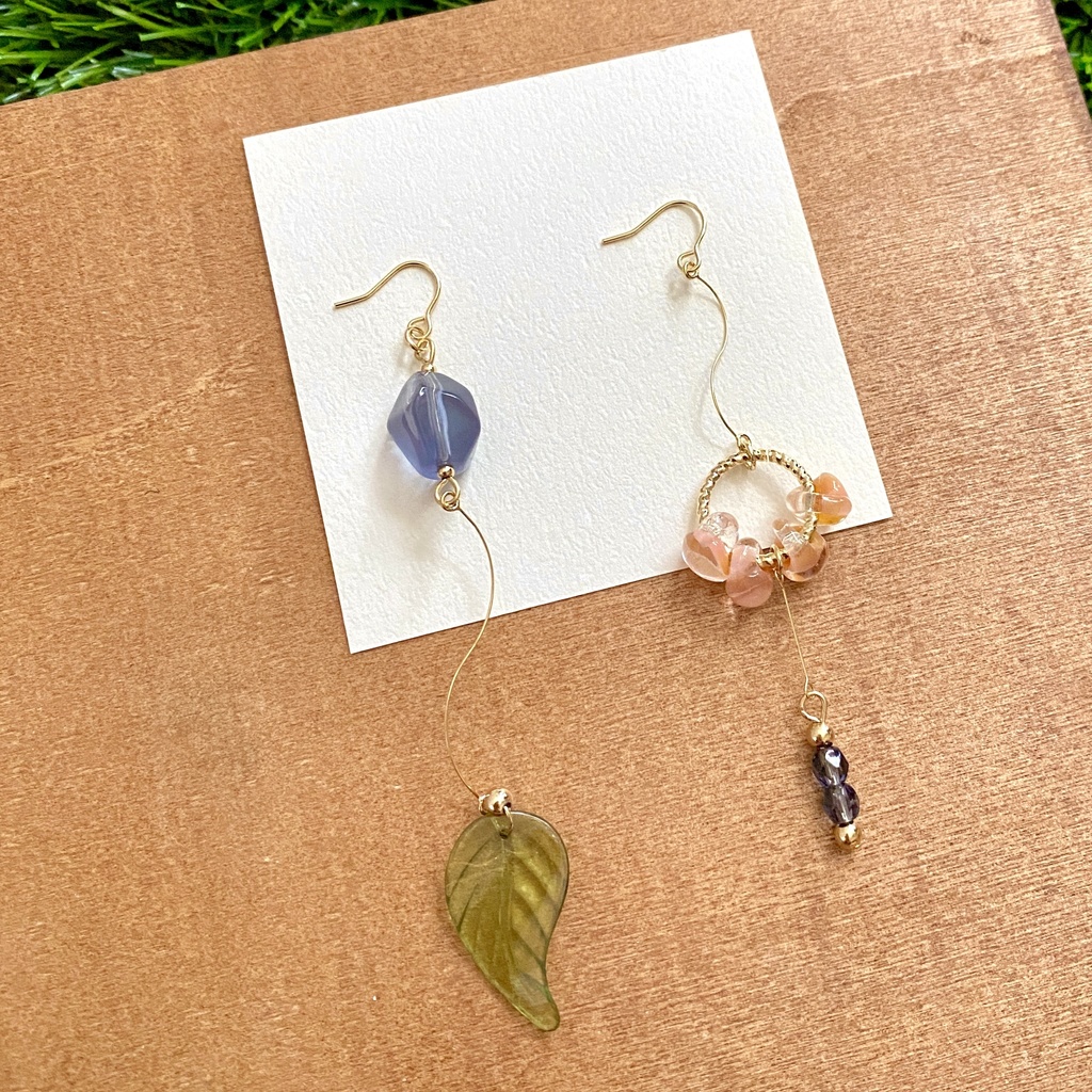 <早柚>モチーフイヤリング/ピアス