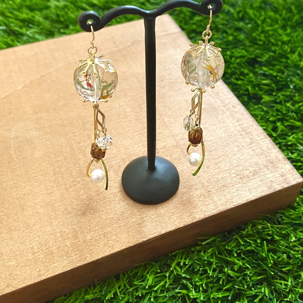 <凝光>モチーフイヤリング/ピアス