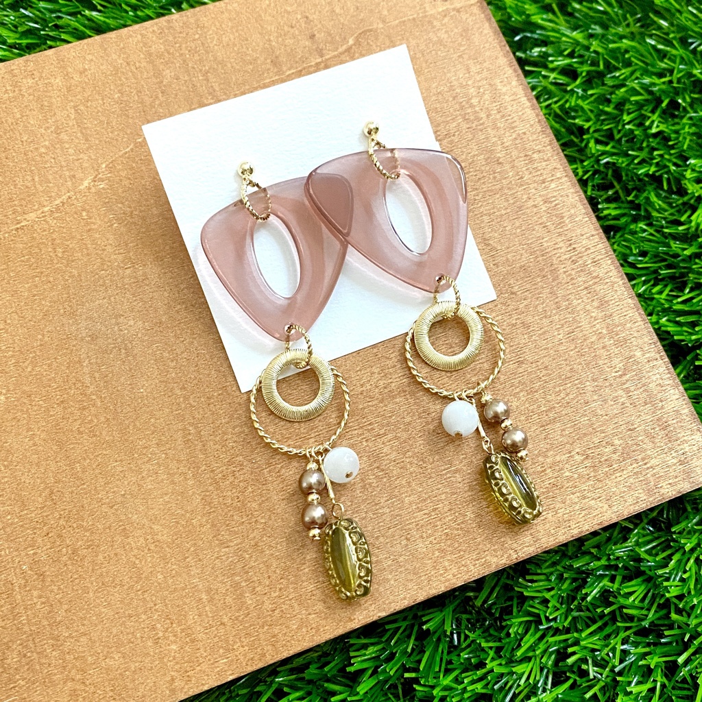 <鹿野院平蔵>モチーフイヤリング/ピアス