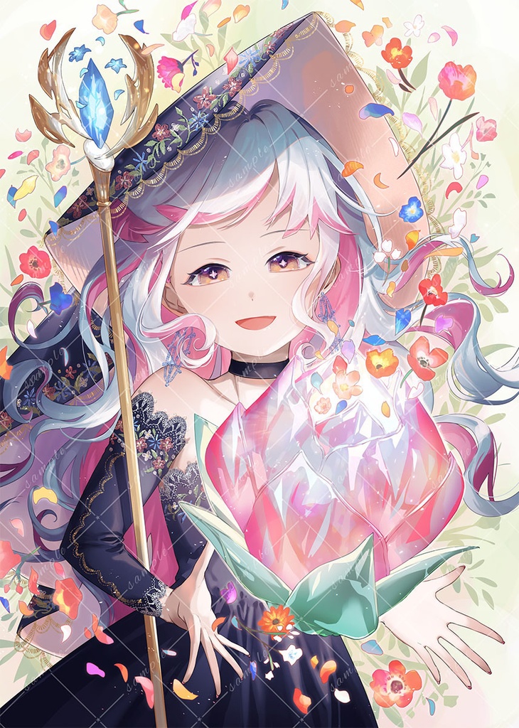 『春を運ぶ魔女』レイヤー未結合PSDデータ