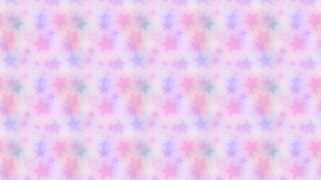 星柄ピンク色