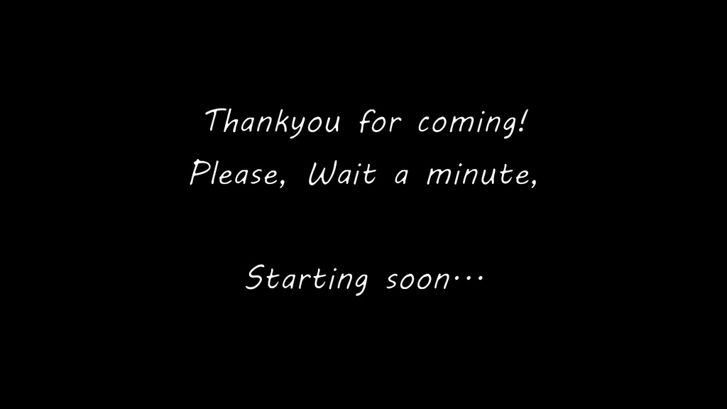 【汎用】簡単オープニング・テロップ Type1