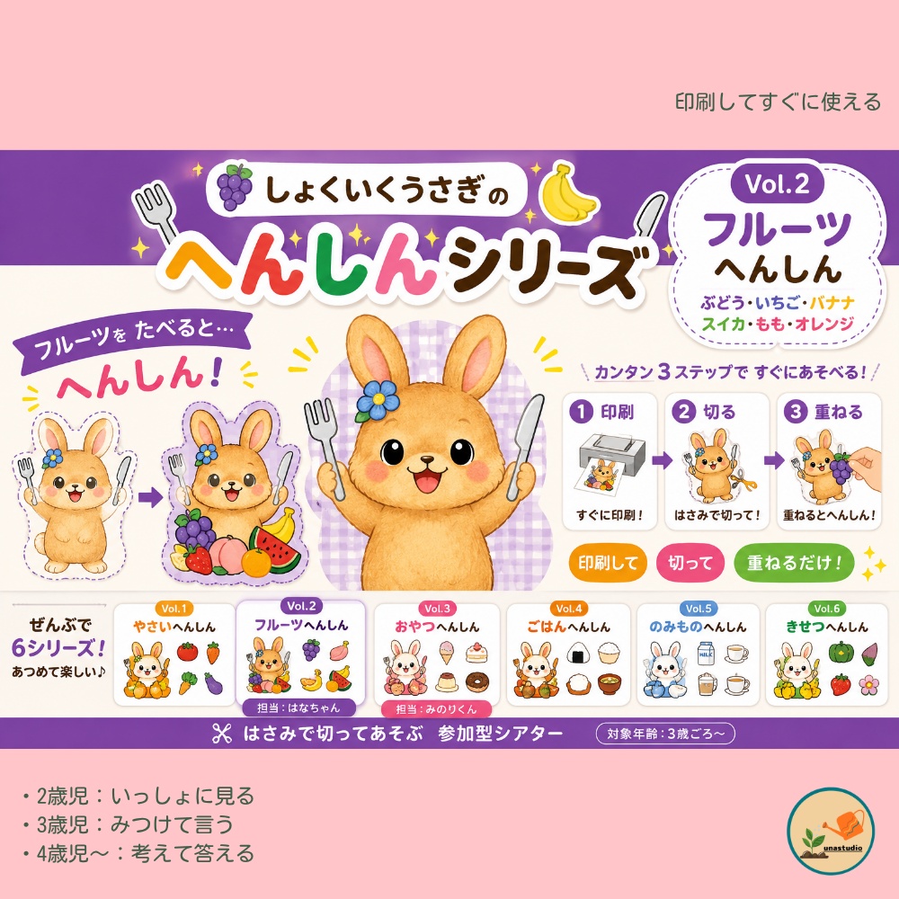 CUHS002_しょくいくうさぎの フルーツへんしん