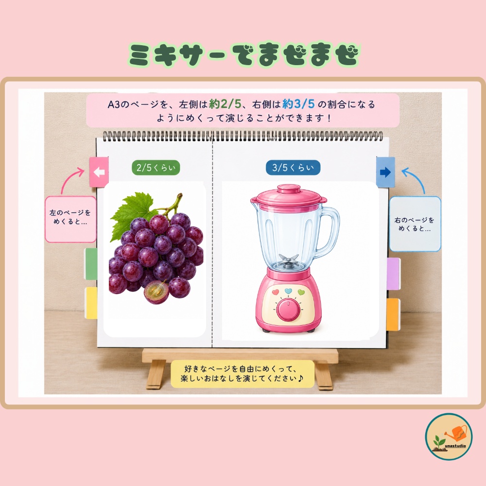 CUBG002 しょくいくうさぎの まぜまぜフルーツジュース