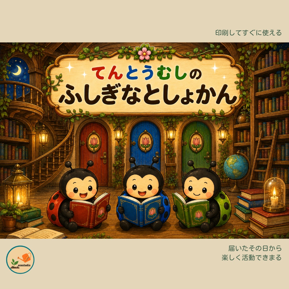 CEE002 てんとうむしの ふしぎなとしょかん