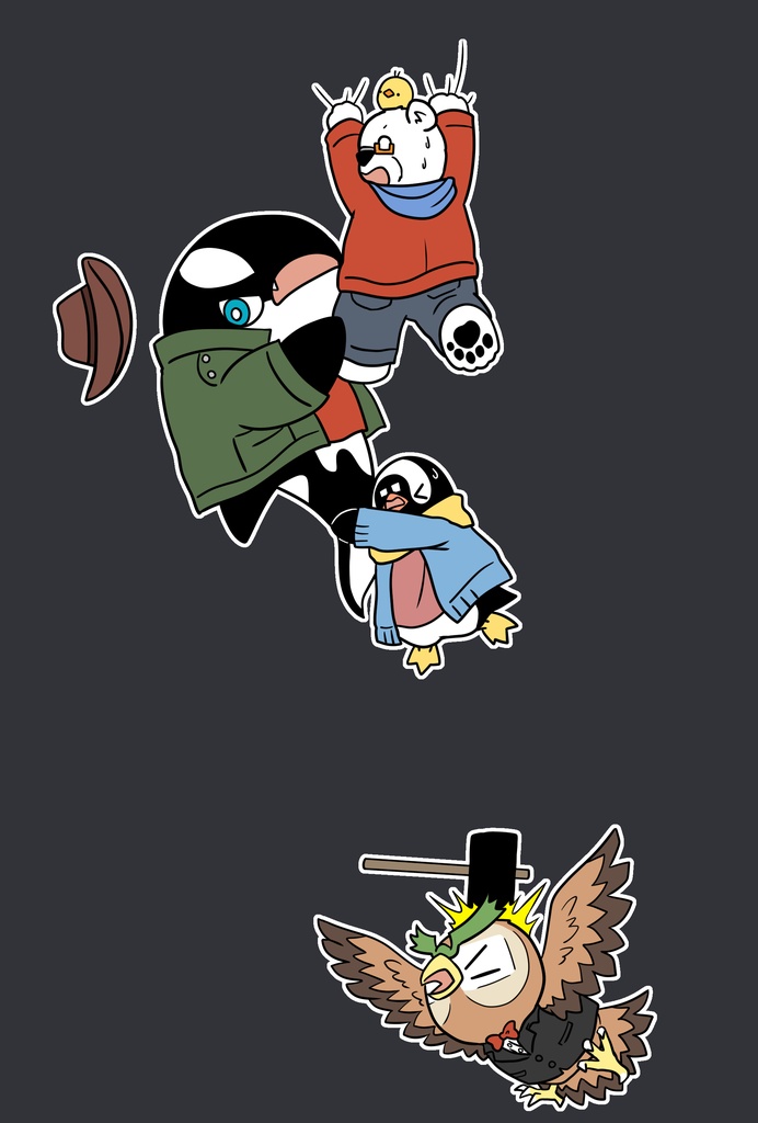 ジップパーカー あそびいと(ネイビーorバーガンディ)