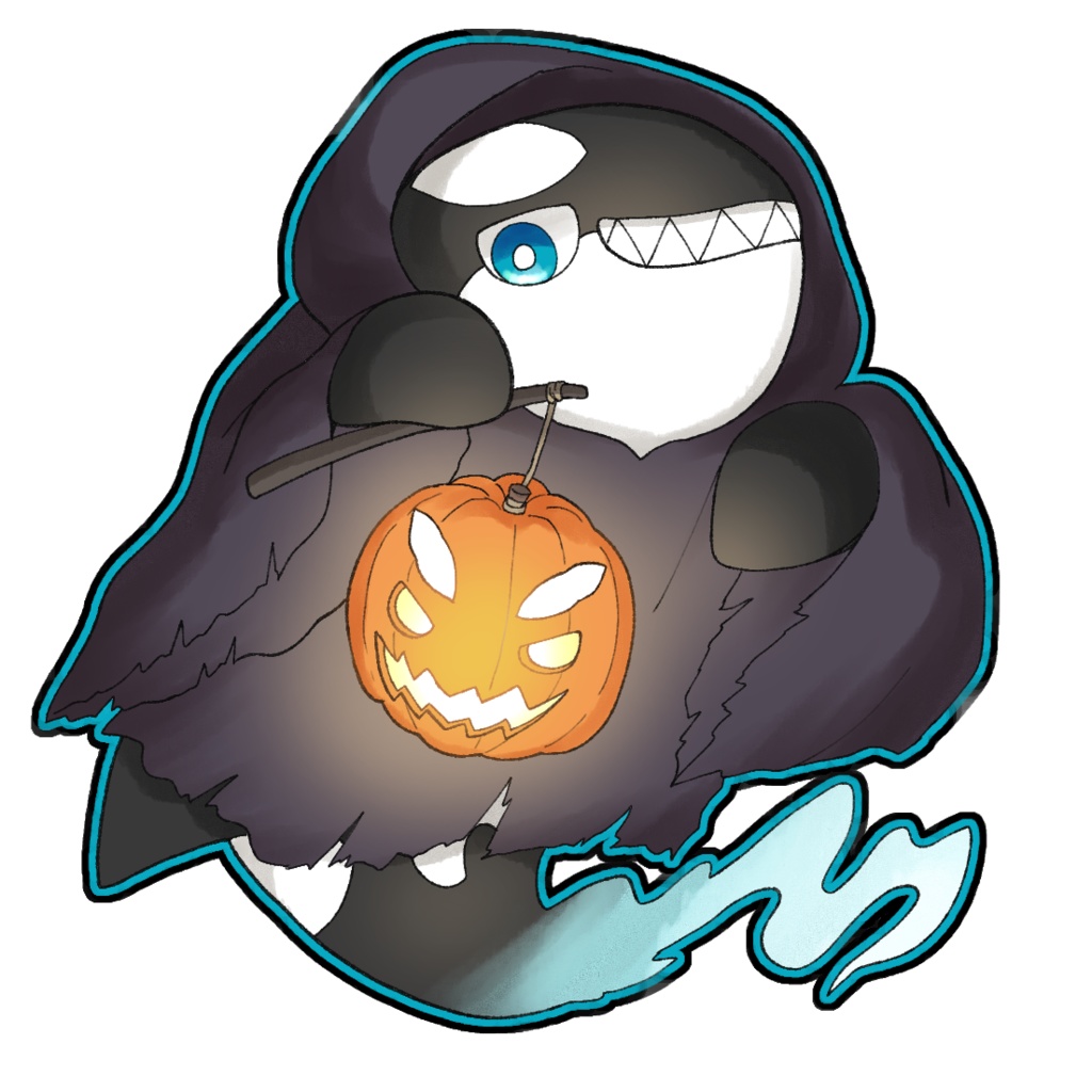 ホログラムアクキー(ハロウィン)ゴーストあさぎ