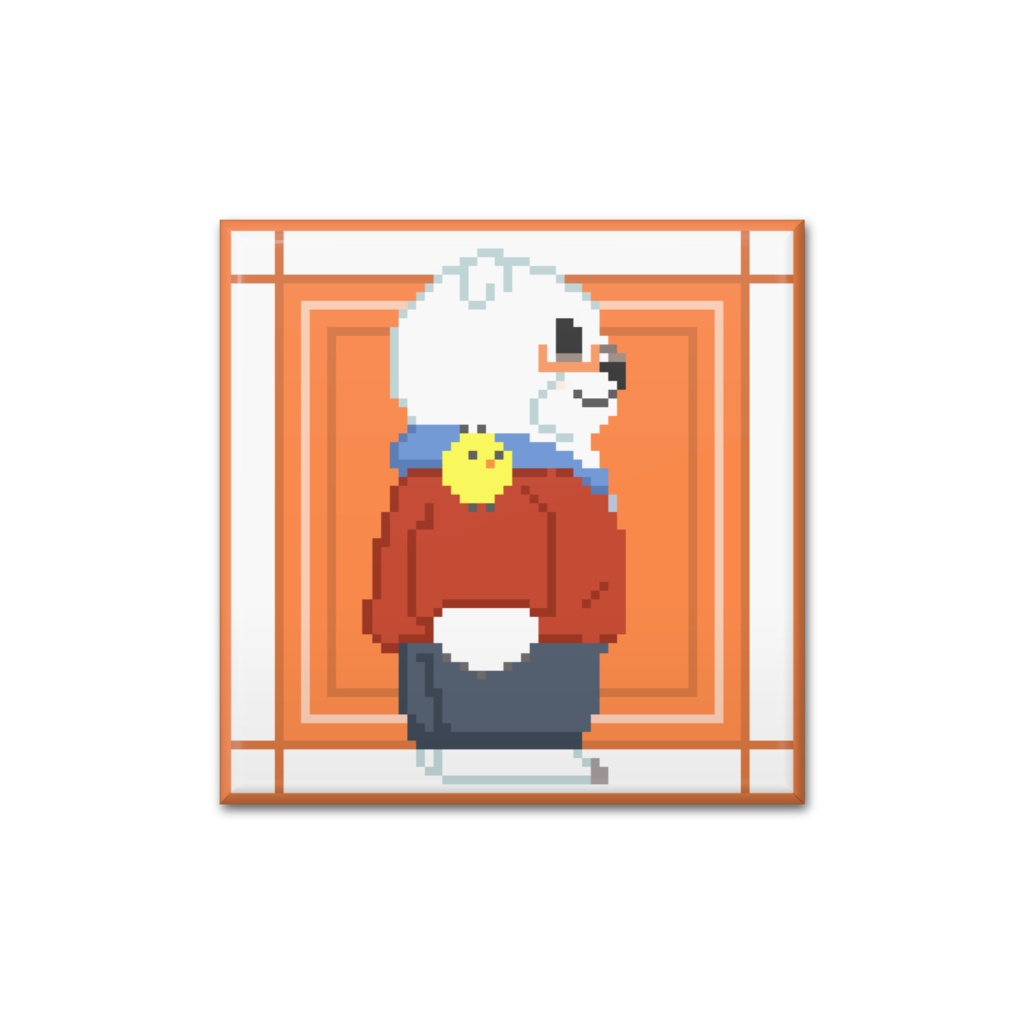 缶バッジ(ドットなびー&ぴーよこちゃん)