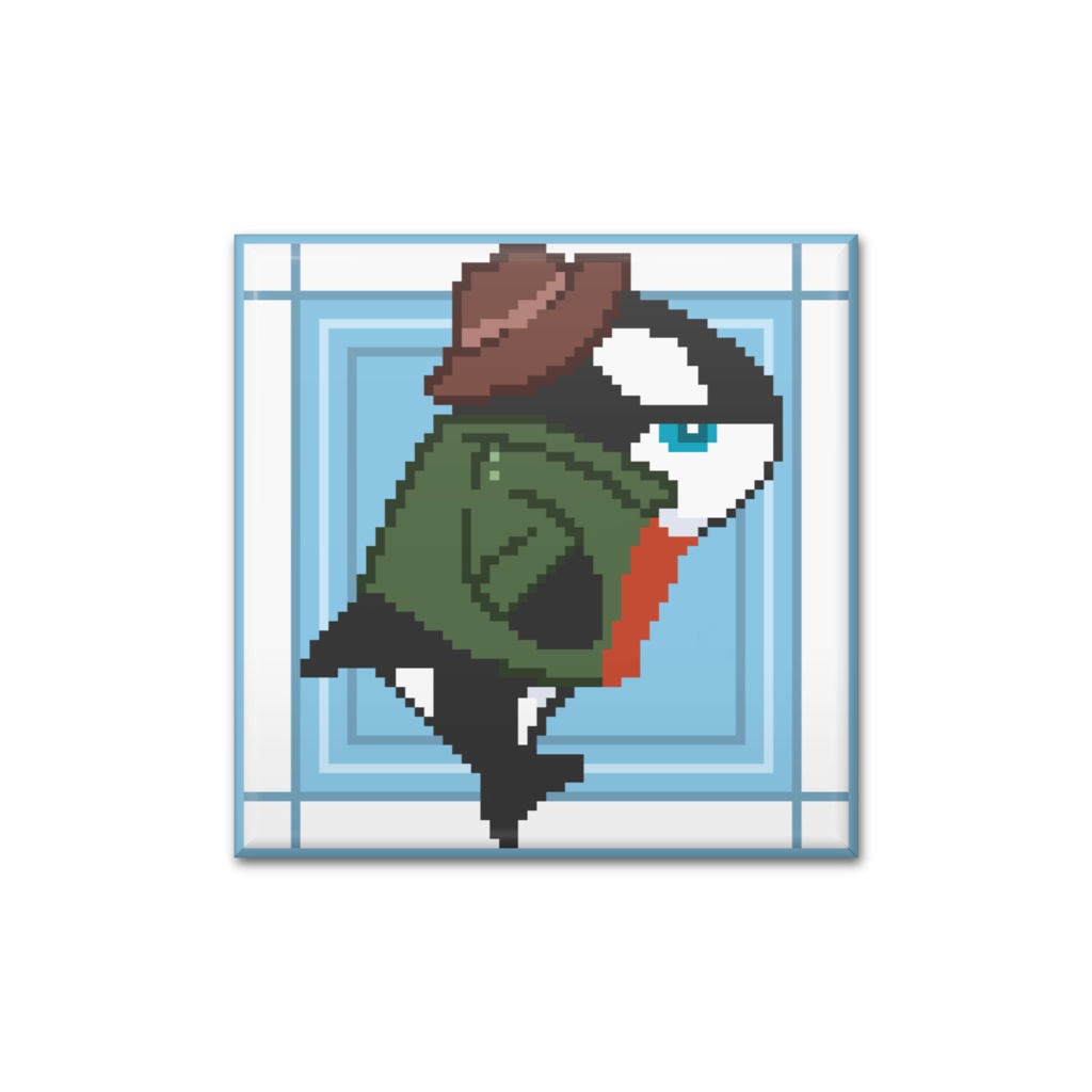 缶バッジ（ドットなあさぎ）