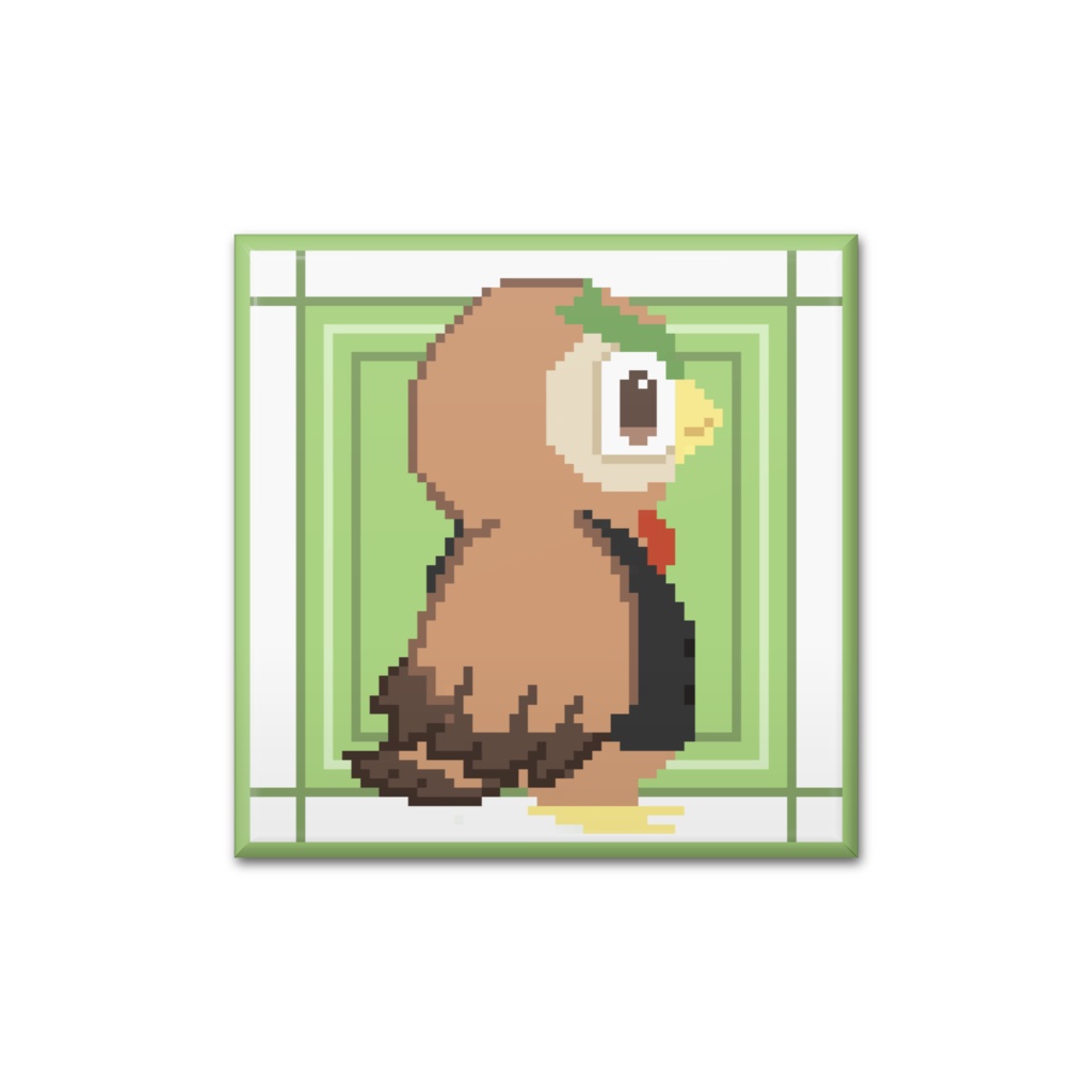 缶バッジ(ドットな2-b タケシ)