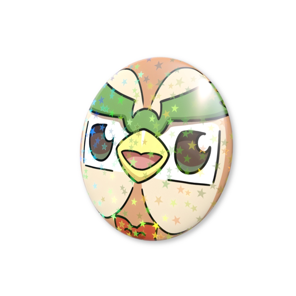 ホログラム缶バッジ 2-b タケシ(ドアップ)