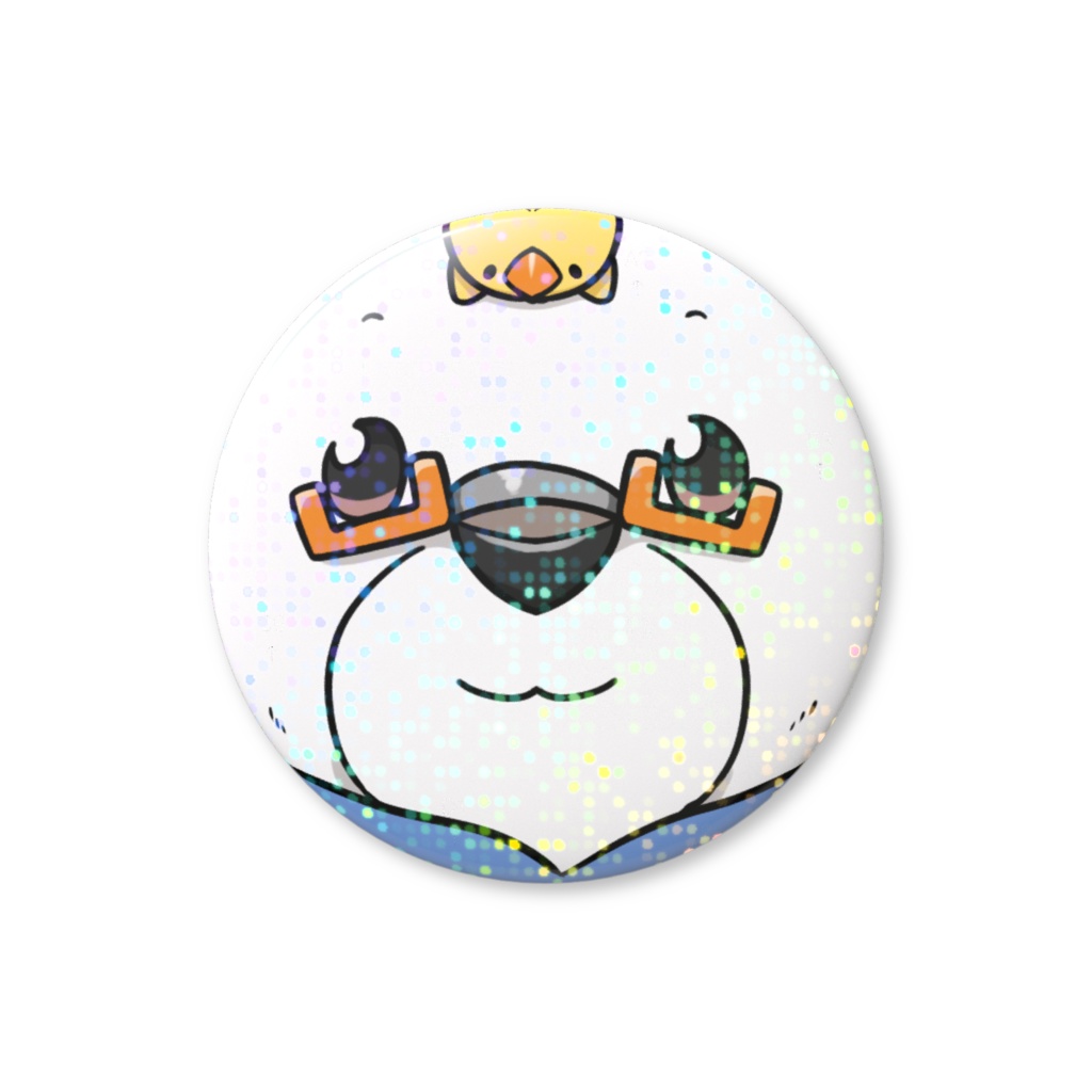 ホログラム缶バッジ びー(ドアップ)