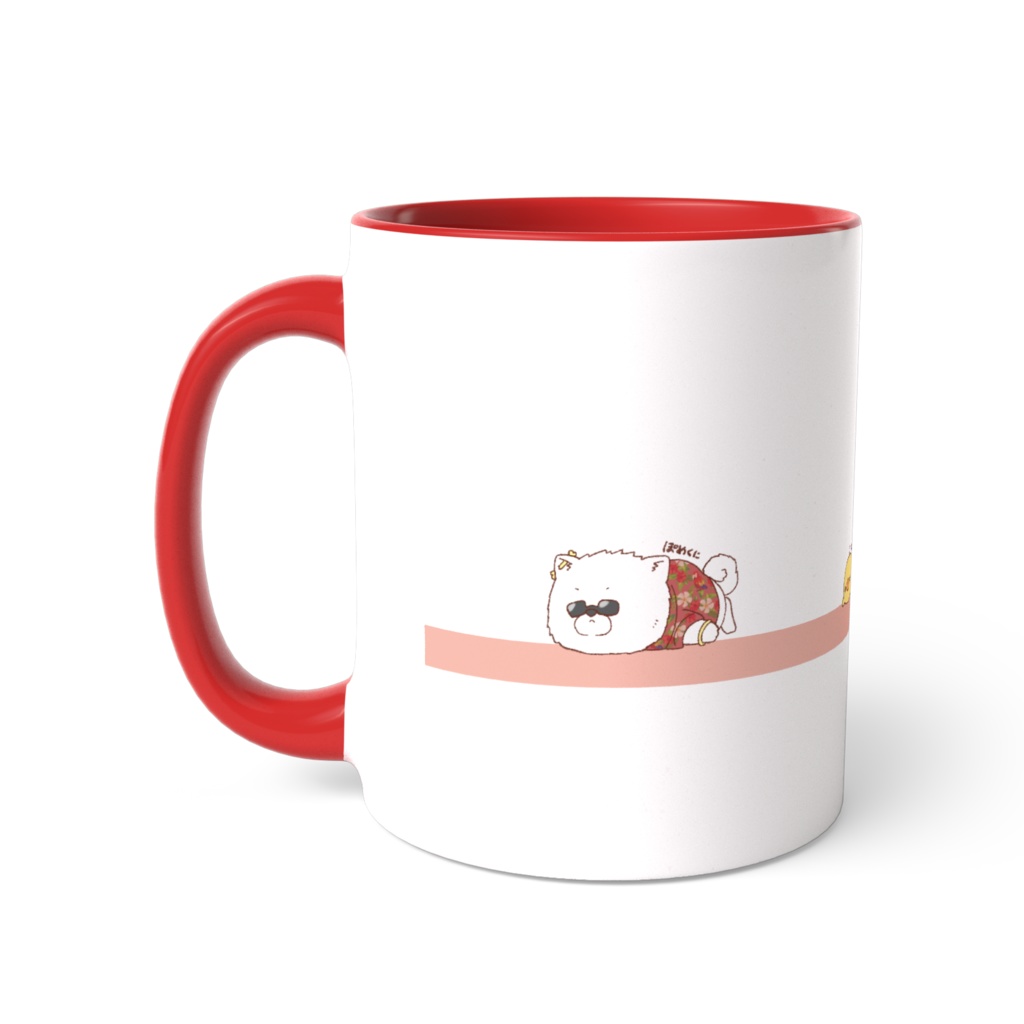 ツートンカラーマグカップ びー