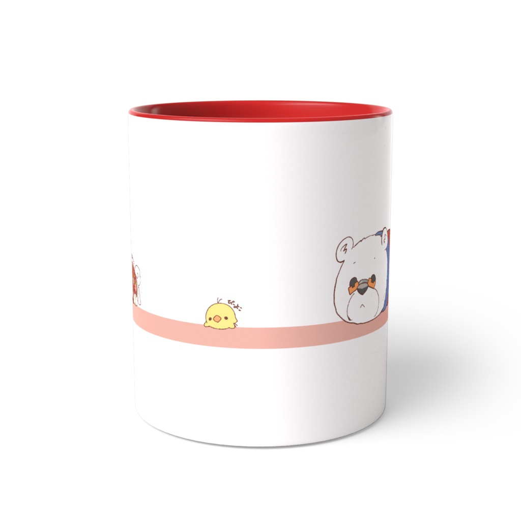 ツートンカラーマグカップ びー