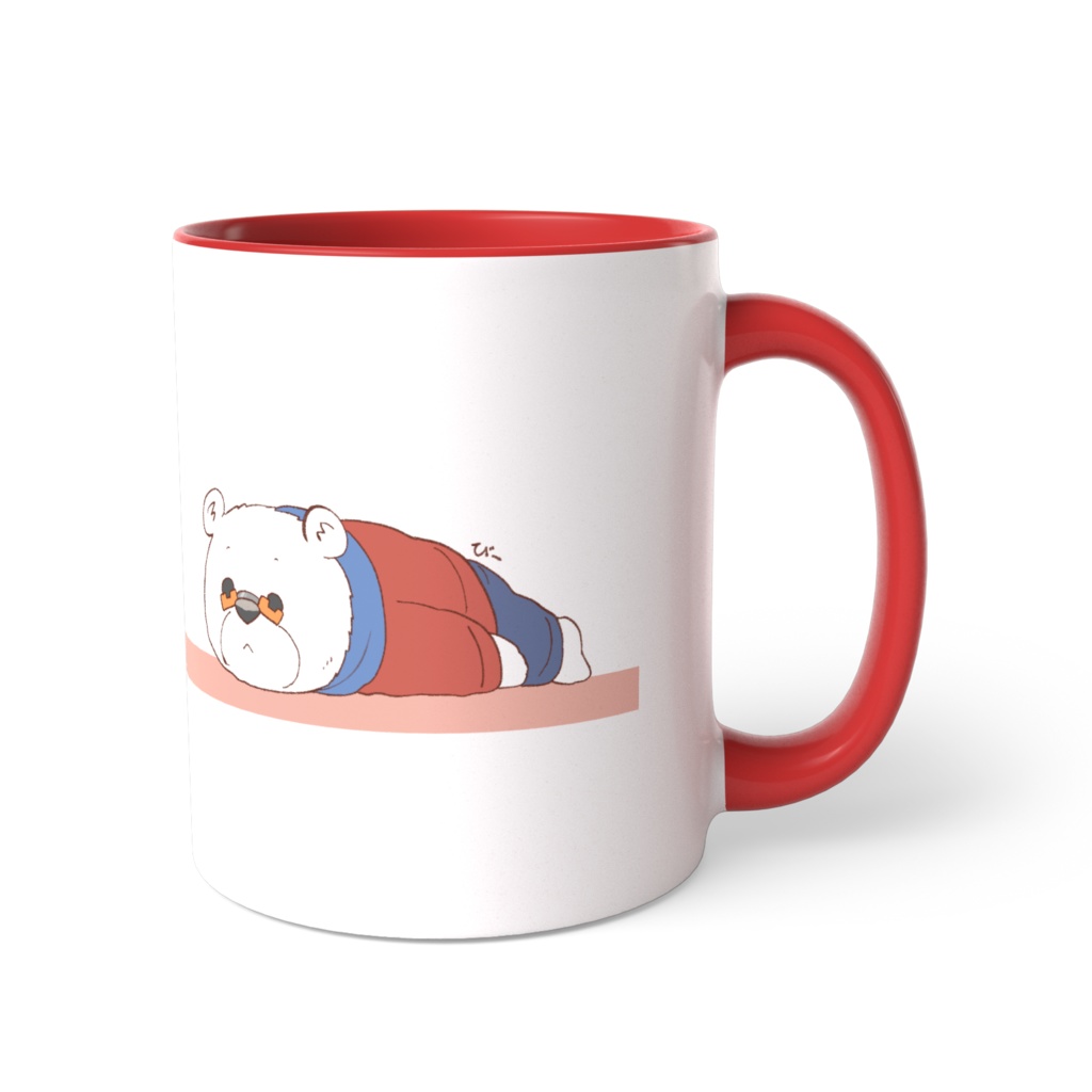 ツートンカラーマグカップ びー