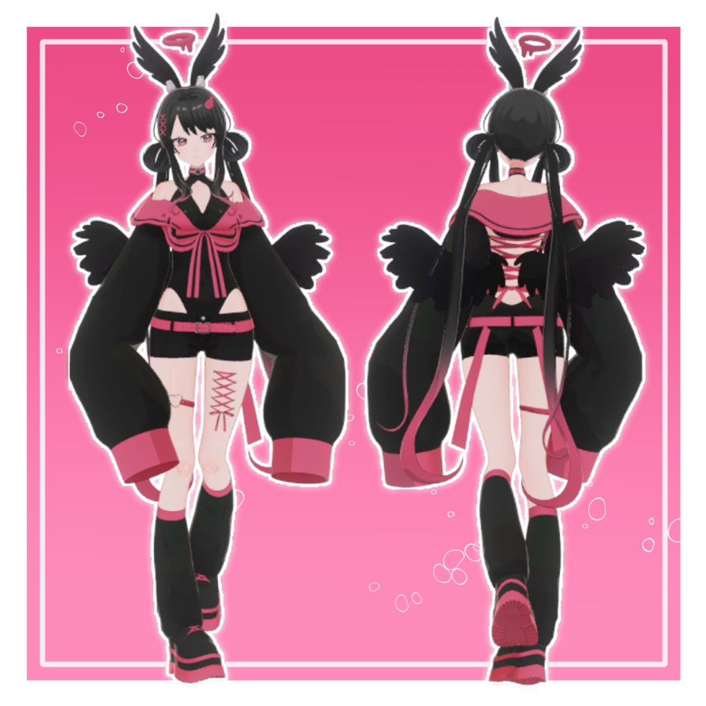 オリジナル3Dモデル「兎々-toto-」