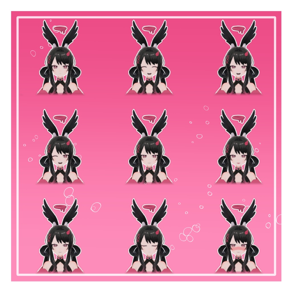 オリジナル3Dモデル「兎々-toto-」