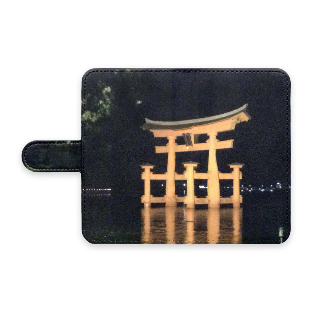 手帳型Androidケース★厳島神社★