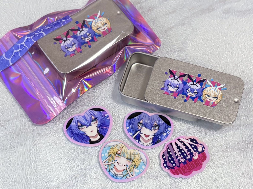 メンタム缶&フレークシールセット