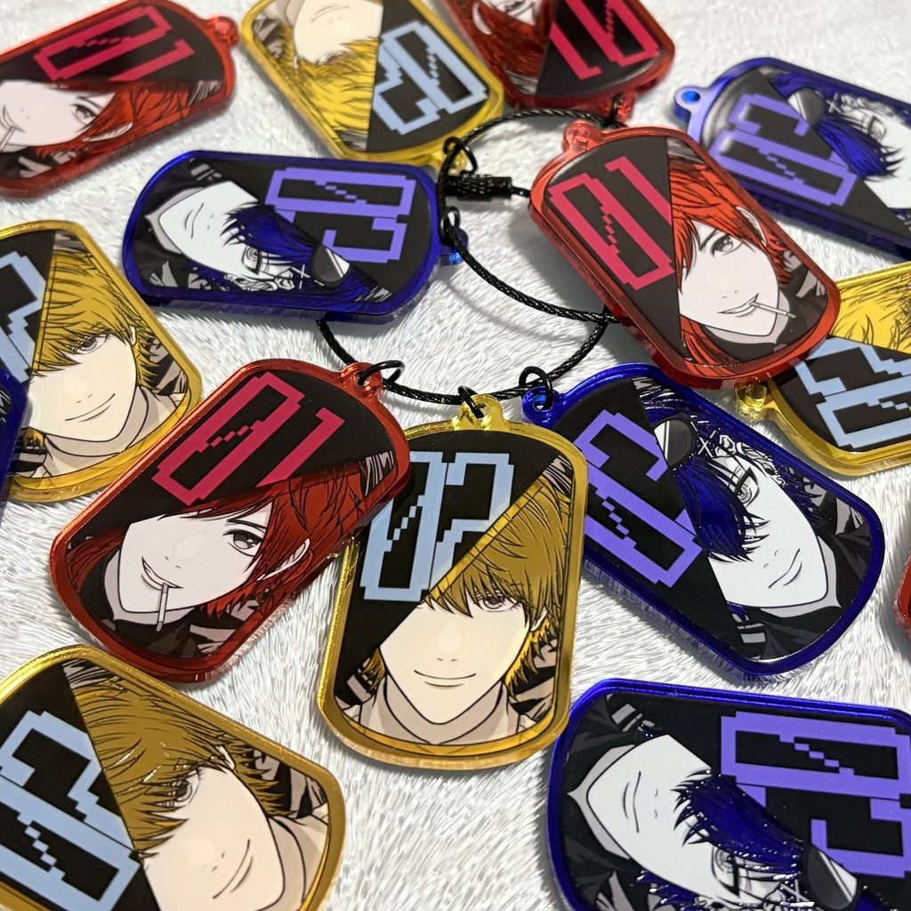 三連ミラーキーホルダー