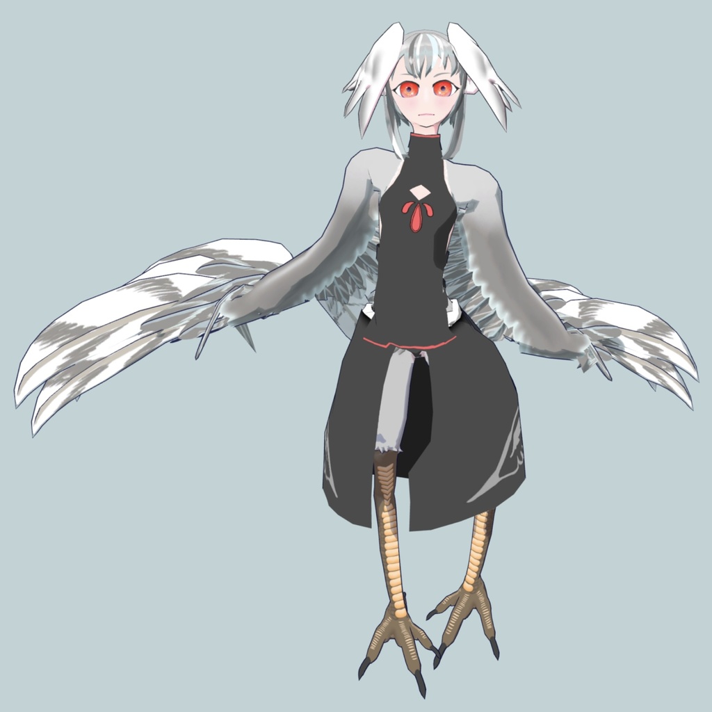 オリジナル3Dモデル「四ツ翼」