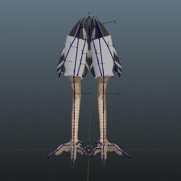 ハーピー改変用・翼と鳥脚