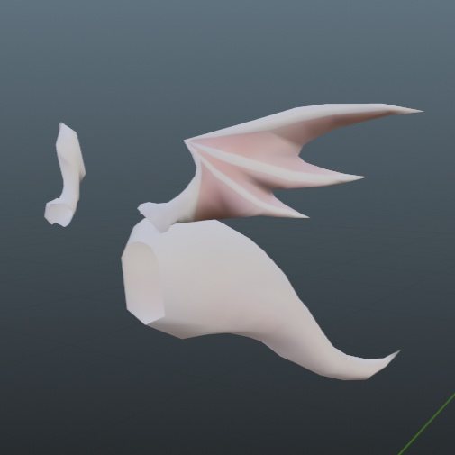 もちもち竜翼&尻尾【MA対応】