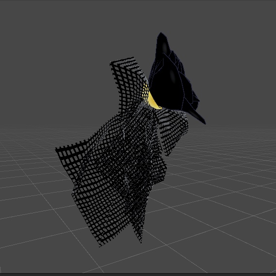 【無料】黒薔薇のヘッドドレス【MA対応】