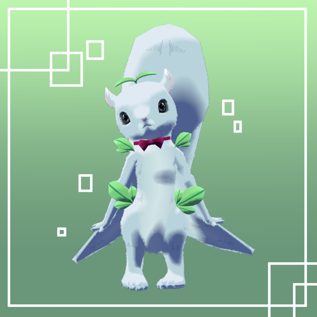 オリジナル3Dモデル【芽々んが】